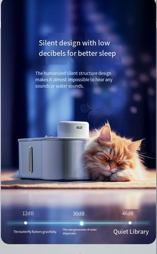 Stainless Steel Infrared Pet Water Fountain